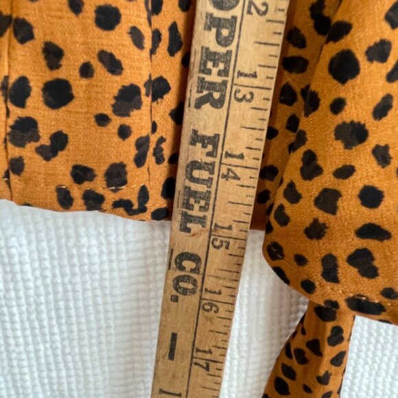 Love For Humanity Couture Womens Skirt Small Animal Print Mini Skorts Ruffle NWT - Picture 8 of 9